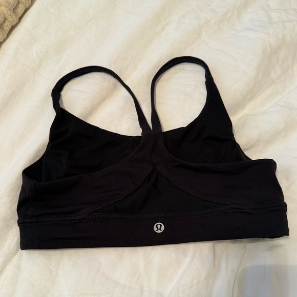Lululemon train times black sports bra size 8 - Picture 3 of 3